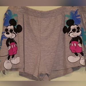 Mickey Mouse Pajama Shorts Size XL & 2XL